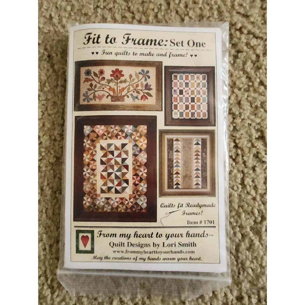 Fit to Frame Set‎ One Quilt Pattern by Lori Smith